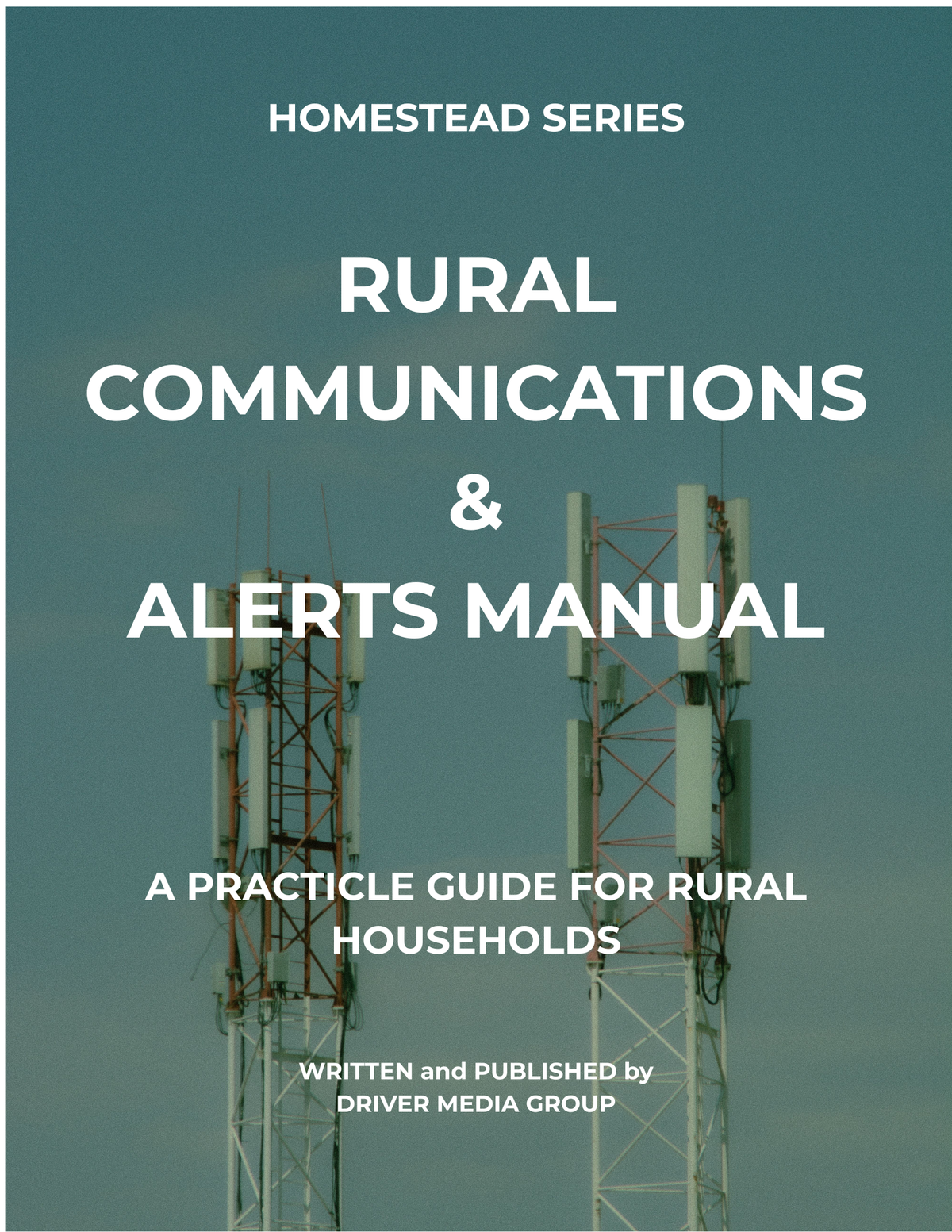 Cover of Rural Communications and Alerts Manual digital eBook